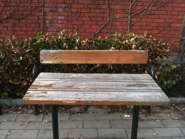 Den omålade bänken