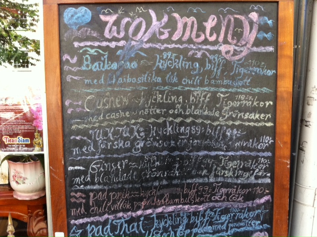 Finstilt lunchmeny