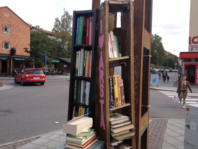Ett friluftsbibliotek i Årsta