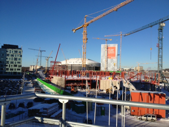 Premiär för bron till Arenastaden