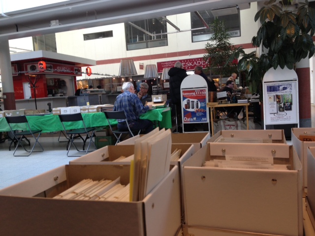 Utsikt från frimärksbord