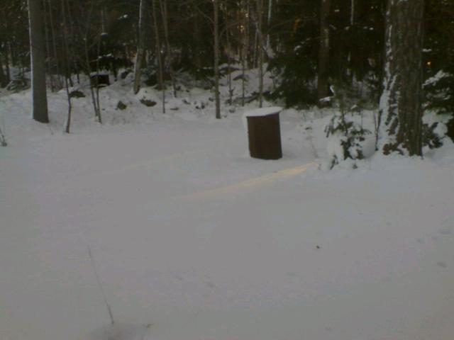 Semlan tar form under snötäcket