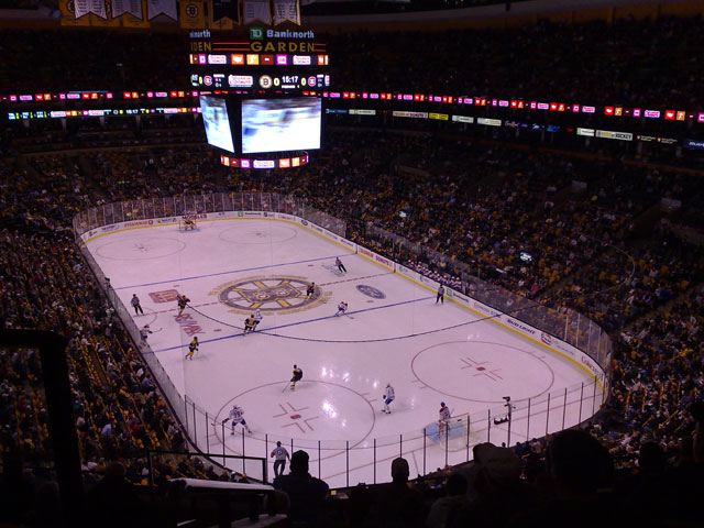 Hotell med en hockeyutsikt