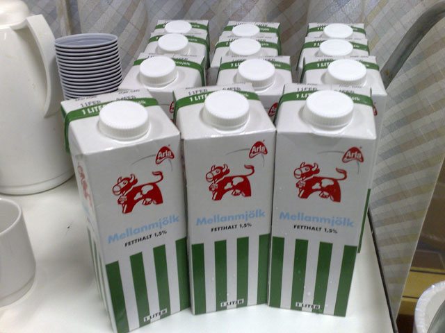 Den nya mjölkförpackningen