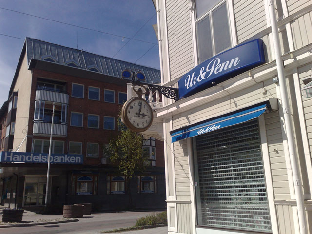 Urmakarns klocka ska inte gå fel