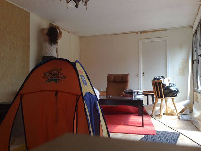 Goodbye vävtapet – damma i frid