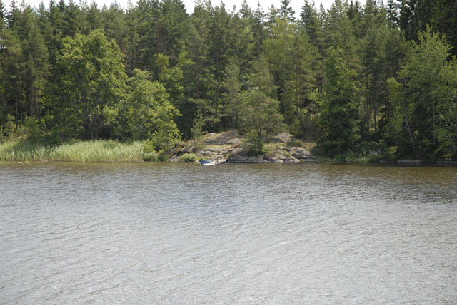 En badplats från andra hållet