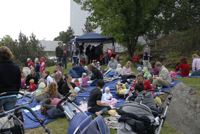 Mammapappa har picknick