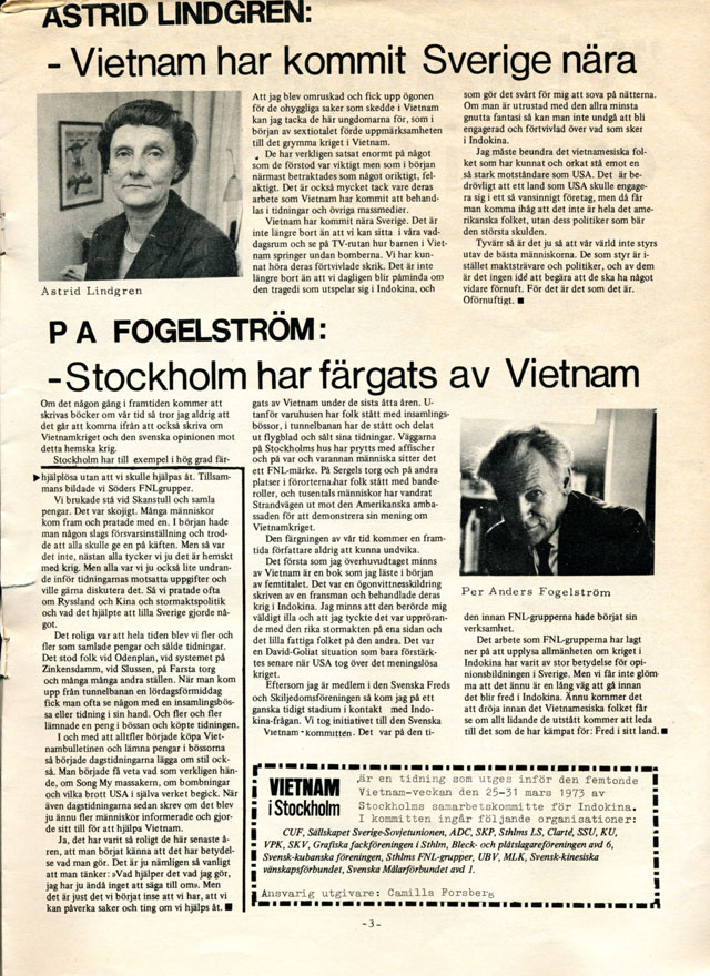 Astrid Lindgren – Vietnam har kommit Sverige nära